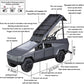 EROCK 1:24 Camping RV car Model Toys, Pickup Trailer Toy , Pickup Truck Model with Sound and Light Function, Suitable Gifts, Dec
