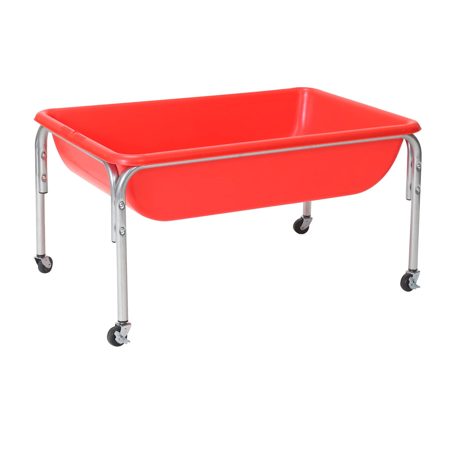 Children's Factory Large Sensory Table, 18"H, Red, Plastic, Model 1133-18, Indoor/Outdoor Sand and Water Play Equipment