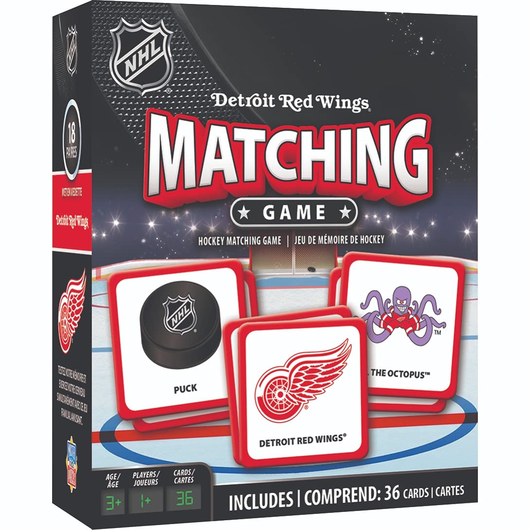 Detroit Red Wings Matching Game