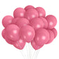 Treasures Gifted Rose Pink Balloons - Matte Bright Pink Balloons - Globos Rosas/Baby Pink Balloons 12 Inch, Pink Latex Balloons