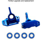 Caster Blocks and Steering Blocks Alloy Front Upgrades Parts Fits for Traxxas 1/10 2WD Slash Stampede Rustler Nitro Slash Replac