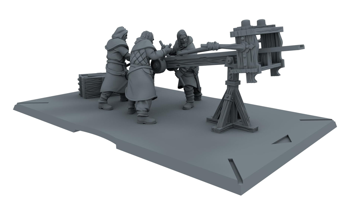 CMON A Song of Ice and Fire Tabletop Miniatures Game Builder Scorpion Crew Unit Box - Powerful Siege Weaponry for Westeros! Strategy Game for mature-themeds  Ages 14+  2+ Players  45-60 Min Playtime