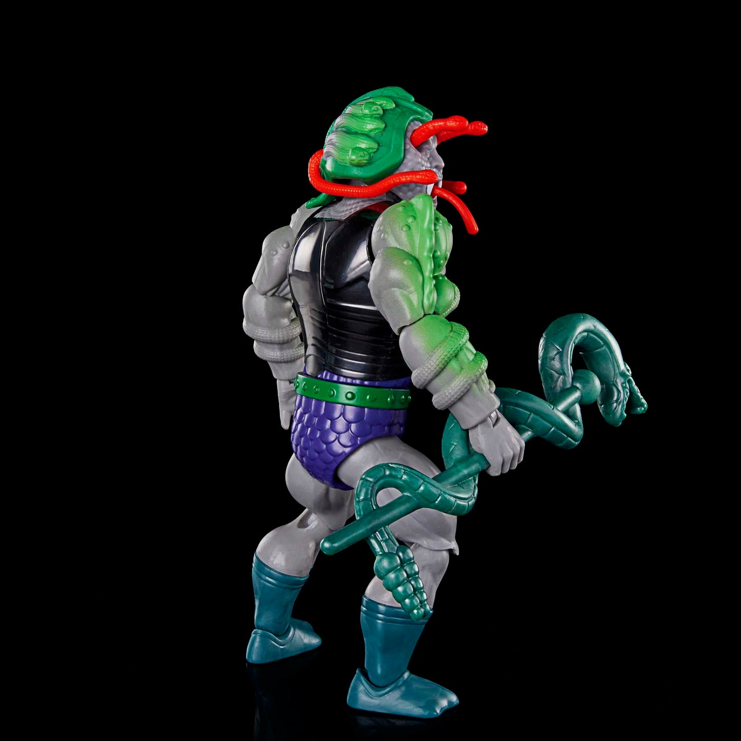 Masters of the Universe Origins Action Figure Toy with Accessories  Deluxe Snake Face 5.5 Inch Motu Collectible