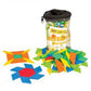 SquareDrop Pattern Block Foam Set of 144  Sorting  Mathematics  Geometry Brain Boosting Mathematical Activities for Age 5+ Ye