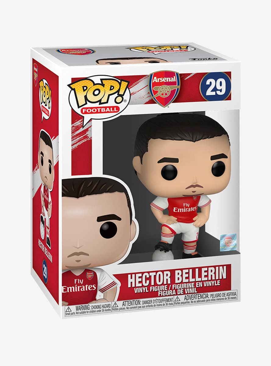 Funko POP Football Héctor Bellerín Vinyl Figure, 3.75 inches, Multicolor, Model 42794