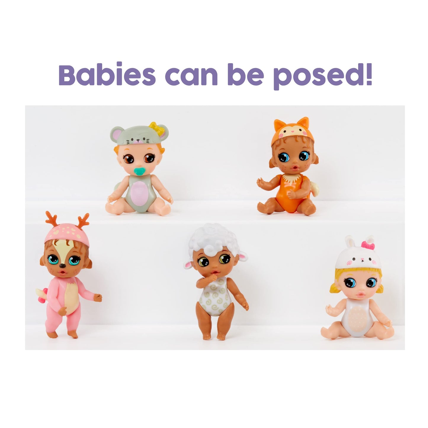 Baby Born Surprise Mini Babies Woodland-Themed Bundle - Value Playset With 5 Collectible Mini Baby Dolls, For Kids Ages 3 And Up