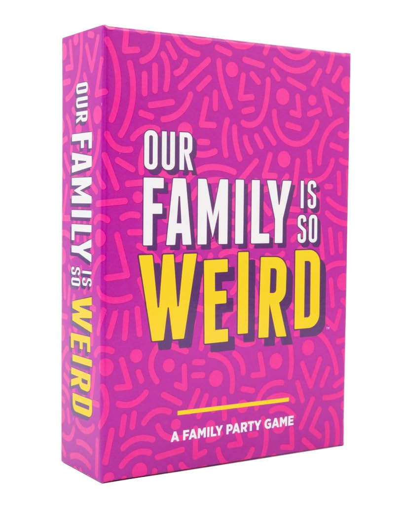 DSS Games Our Family is So Weird - Family Party Game, Cardstock, Purple, Model: Weirdv1