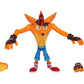 Crash Bandicoot Deluxe Edition Action Figure | 16.5cm | 16 Points of Articulation | Multi-color Collectible Toy