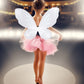 Nenmatte Fairy Girls Wings,Fairy Butterfly Wing For Birhday Party,Sparkle Angel Wings Halloween Costume Dress Up For Kids Women