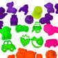 50 Piece Deluxe Sand Molds Set - Safari Animals, Mini Castles and Geometric Shapes (Sand not Included) Any Molding Sand