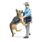 Bruder 62150 Bworld Policeman With Dog