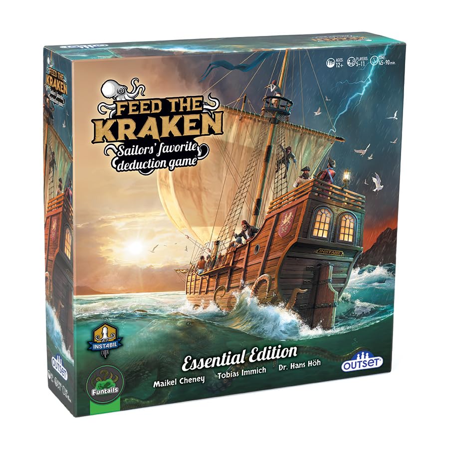 Outset Media Feed The Kraken - A Sailors Favorite Deduction Game - for 5 to 11 Players Ages 12 and up
