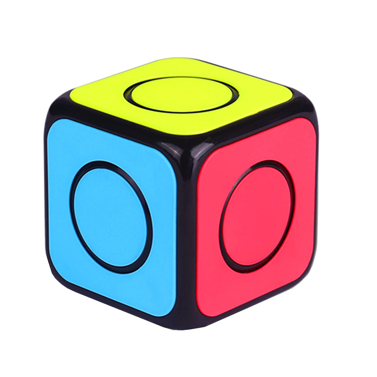 Cuberspeed Qy Toys 1X1X1 Speed Cube 02 Black 1X1 Magic Cube Puzzle O2 ...