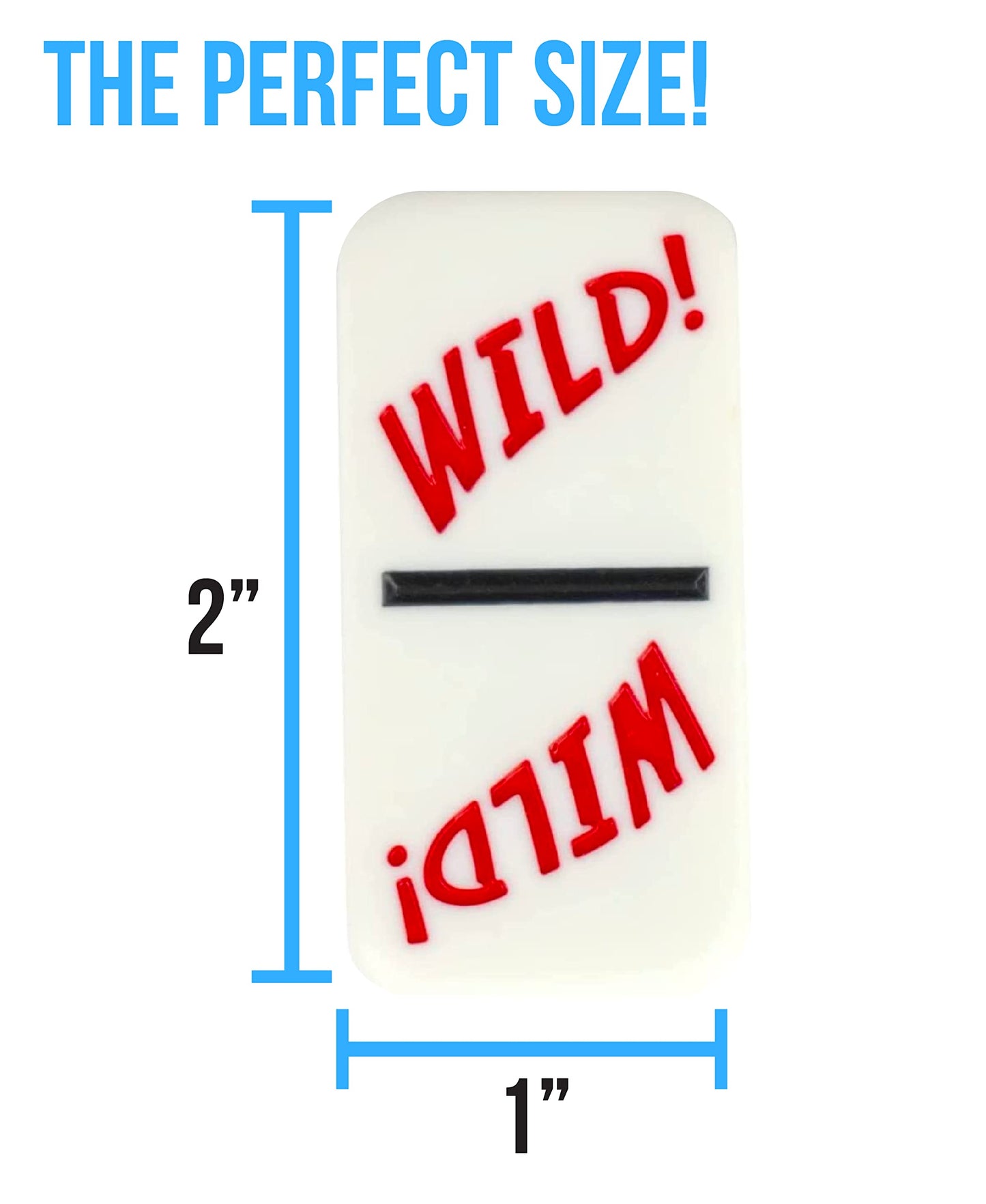 Regal Games Wild Spinner Dominoes - Fun Family Game for 2-8 Players, Includes Score Pad & Rules, Compatible with Spinner & Double 9