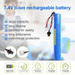 Kbt 7.4V 1200Mah Li-Ion Rechargeable Battery Pack With Sm-2P Plug & Xh-3P Charging Plug, Lithium-Ion Battery With Usb Cable For