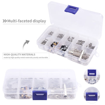272Pcs Rc Screw Kit M1.4 Screws Hardware Fasteners Repair Tools For Axial Scx24 1/24 Scale Rc Crawler Accessories