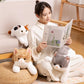 Grey Cat Plush Toy Realistic Cat Weighted Stuffed Animals, 28'' Cute Soft Kitty Plushie Doll Gift For Boys Girls Birthday Christ