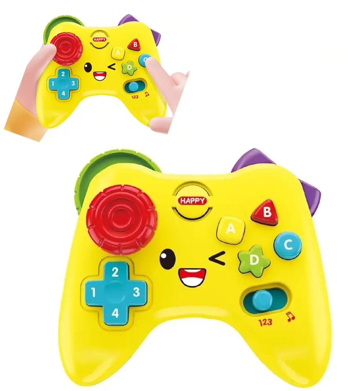 Bestie Toys Baby & Toddler Toys Electronic Early Development Activity Toys Game & Learn Controller Interactive Pretend Play Vide