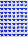 Royal Green 1/2 Inch Colorful Heart Sticker Labels Sheets Diy Scrapbooking Stickers For Gifts, Stationery, Arts & Crafts 13Mm, 1750-Pack - (Blue)