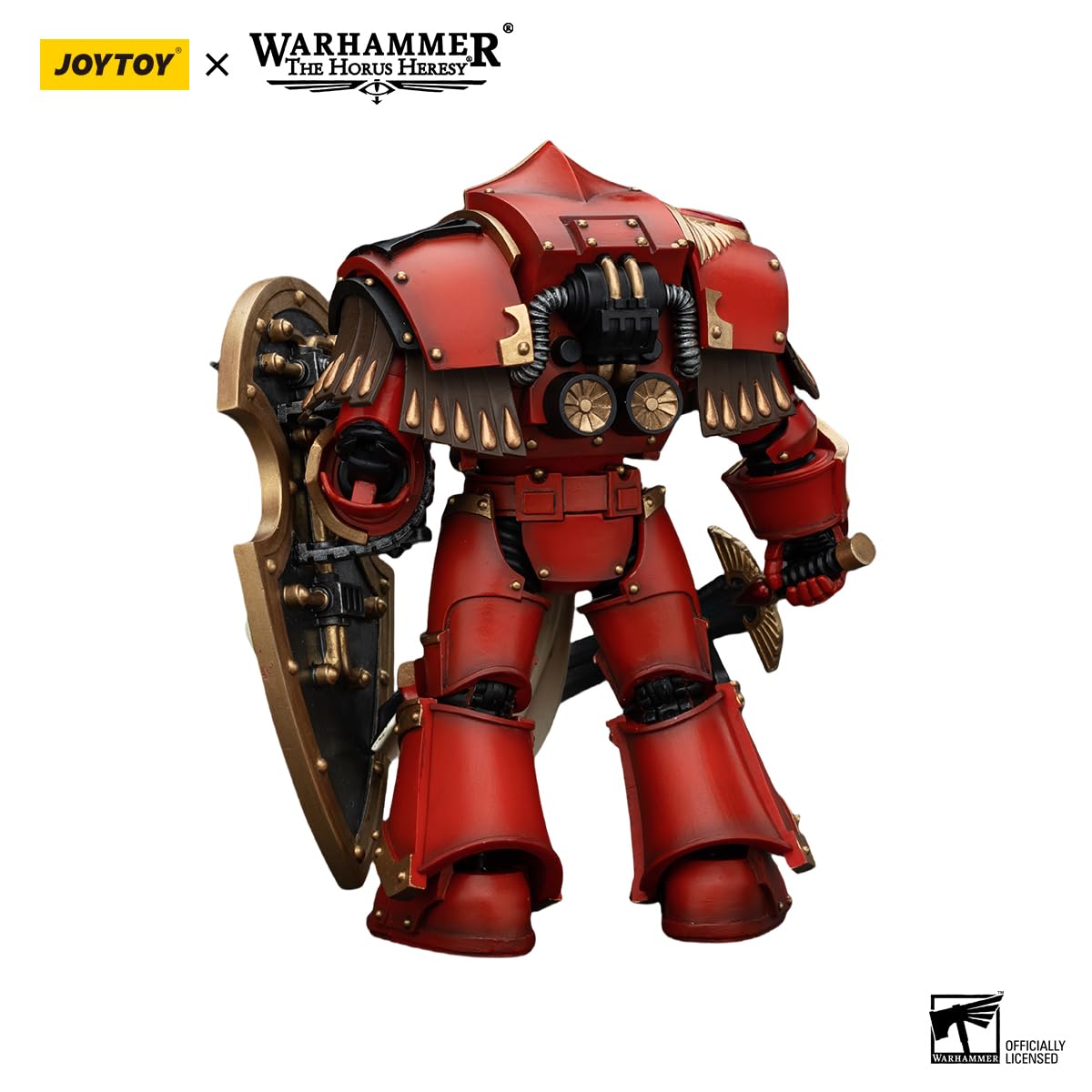 JOYTOY Warhammer The Horus Heresy Blood Angels Crimson Paladins Squad Crimson Paladin 3, 1:18 Scale Action Figure Mecha Joy Toy