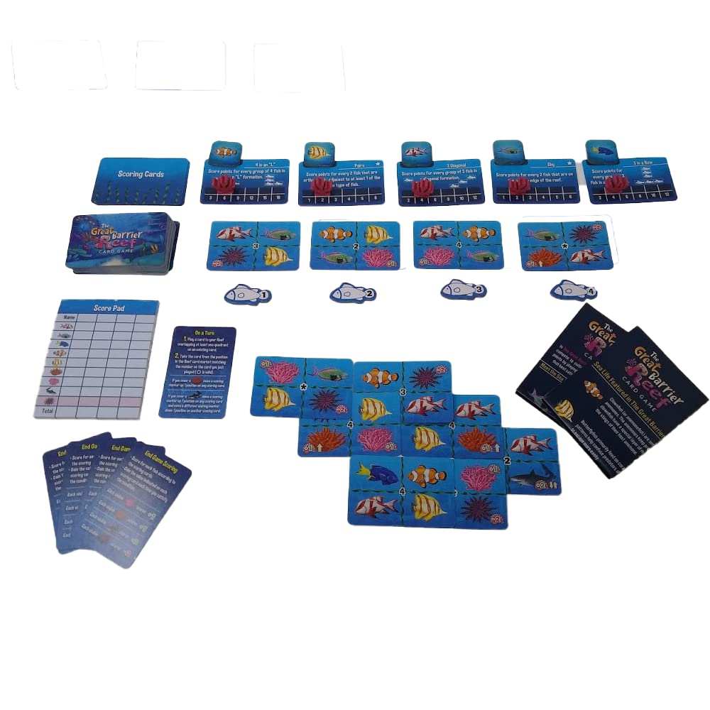 Travel Buddy Games The Great Barrier Reef --Card Game