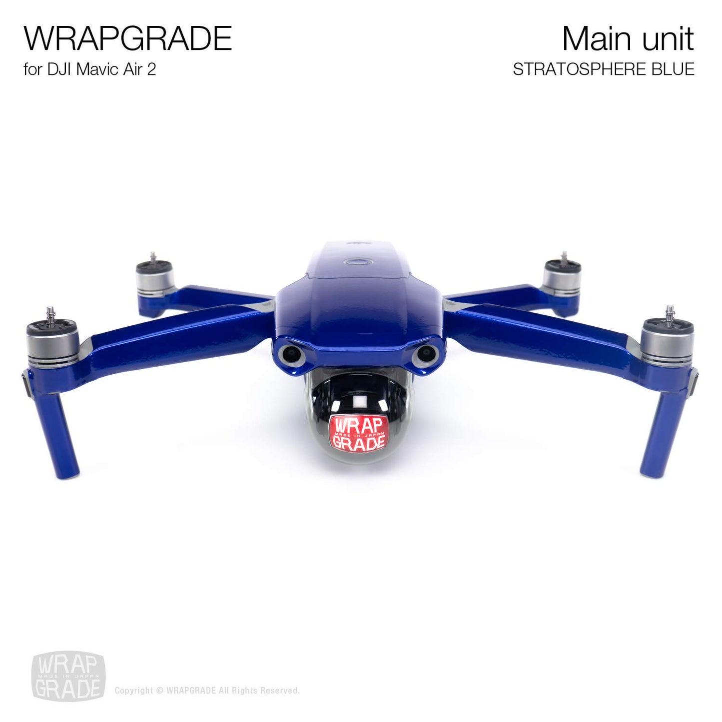 Wrapgrade Main Unit Skin Compatible with DJI Mavic Air 2 (Stratosphere Blue)