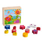 Bnf Colorful Puzzle Board Toys Shape Matching Weather Shapes Colors Learningbaby | Toys For Baby | Developmental Baby Toys12Pcs 