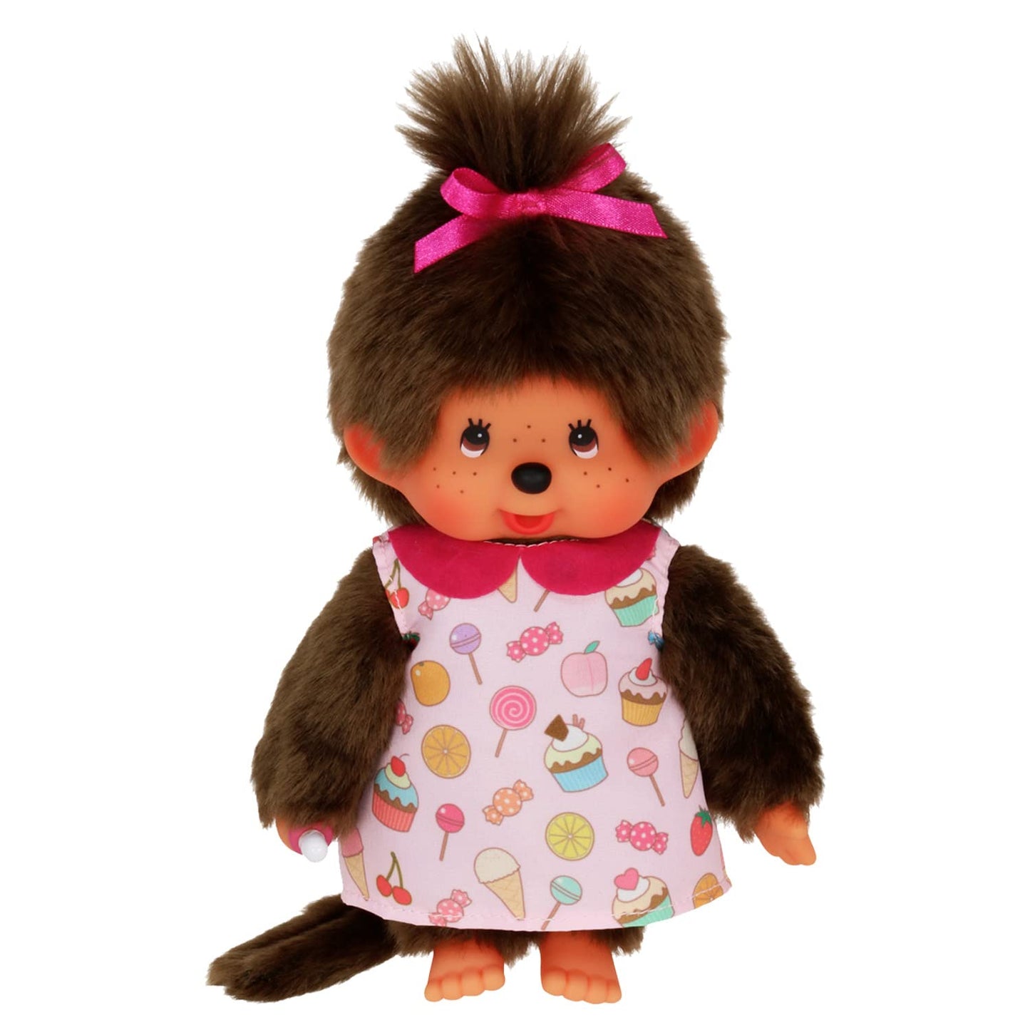 Bandai - Monchhichi - Monchhichi Pop & Candy Plush - Iconic 80s Plush - 20cm Soft Plush Toy for Children and mature-themeds - SE233861