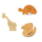 Handcrafted Wooden Puzzle  Set of 3