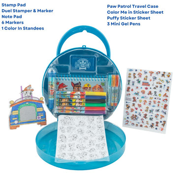 Innovative Designs Nickelodeon Paw Patrol Coloring & Sticker Activity Set For Kids With Travel Carrying Case
