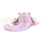 Jellycat Lavender Dragon Stuffed Animal  Large 19.5 inches - Mythical Plush Toy - Classic Children's Gift