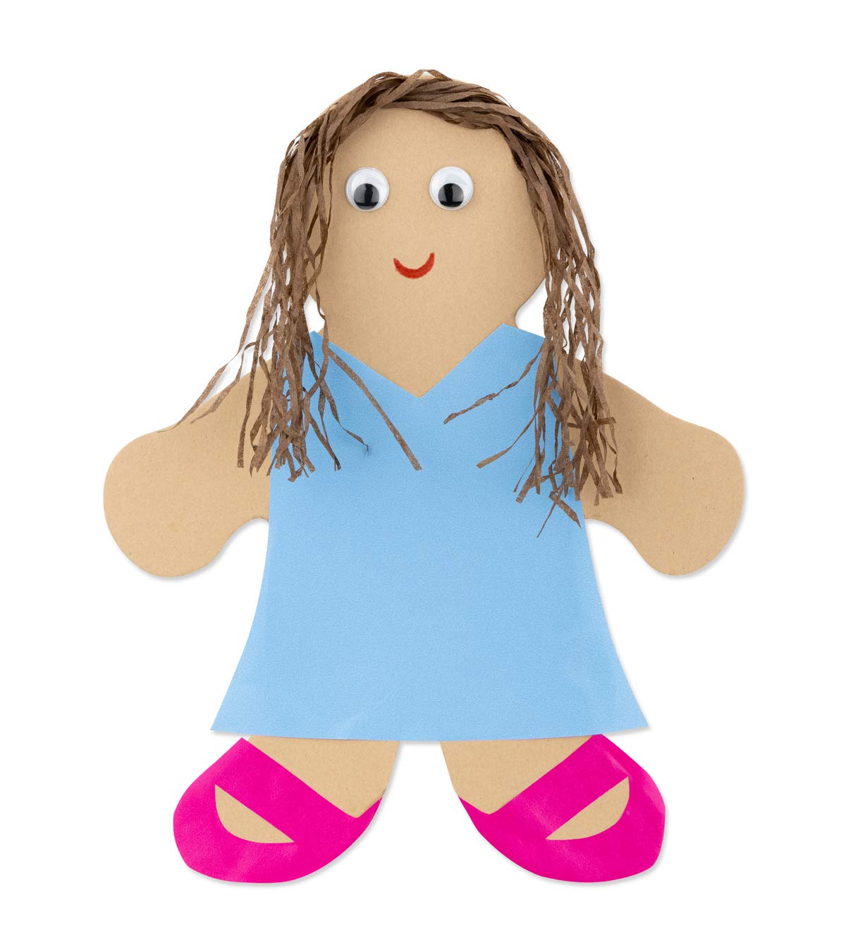 Hygloss Products Diverse Multi-Ethnic People Kit, 7 Inches, Pack of 24, Assorted