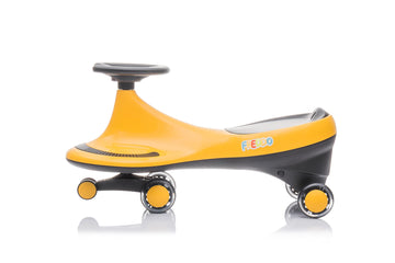 Freddo Toys Swing Car With Flashing Wheels For 3+ Years (Yellow)