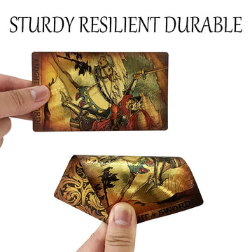 Sunhhx Tarot Cards, 78 Tarot Cards Deck Pvc Waterproof Wrinkle Resistant Gold Foil Classic Tarot Cards With English Instructions Book, Tarot Cards For Beginners