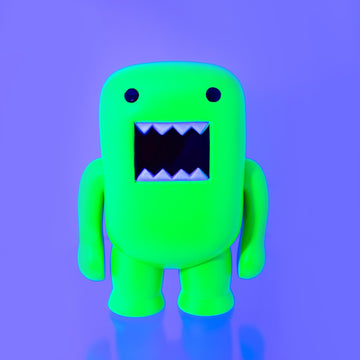 4' Domo Vinyl Figure: Black Light Green