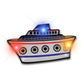 'Seafaring Light Show'' Led Cruise Ship Lapel Pin Flashing Body Light