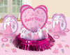 Amscan Shower with Love Baby Girl Table Decorating Kit, Multi Sizes, Multi Color