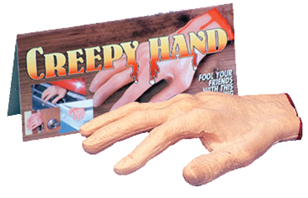 Loftus International Creepy Severed Hand Halloween Decoration Prop Pink Red Novelty Item, 60 Months To 960 Months