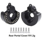 G.T.R RC F10 Axle Brass Weights Rear Portal Cover for 1/10 RC Crawler, Metal, 191.2g Upgrade for Vanquish VRD VS4-10
