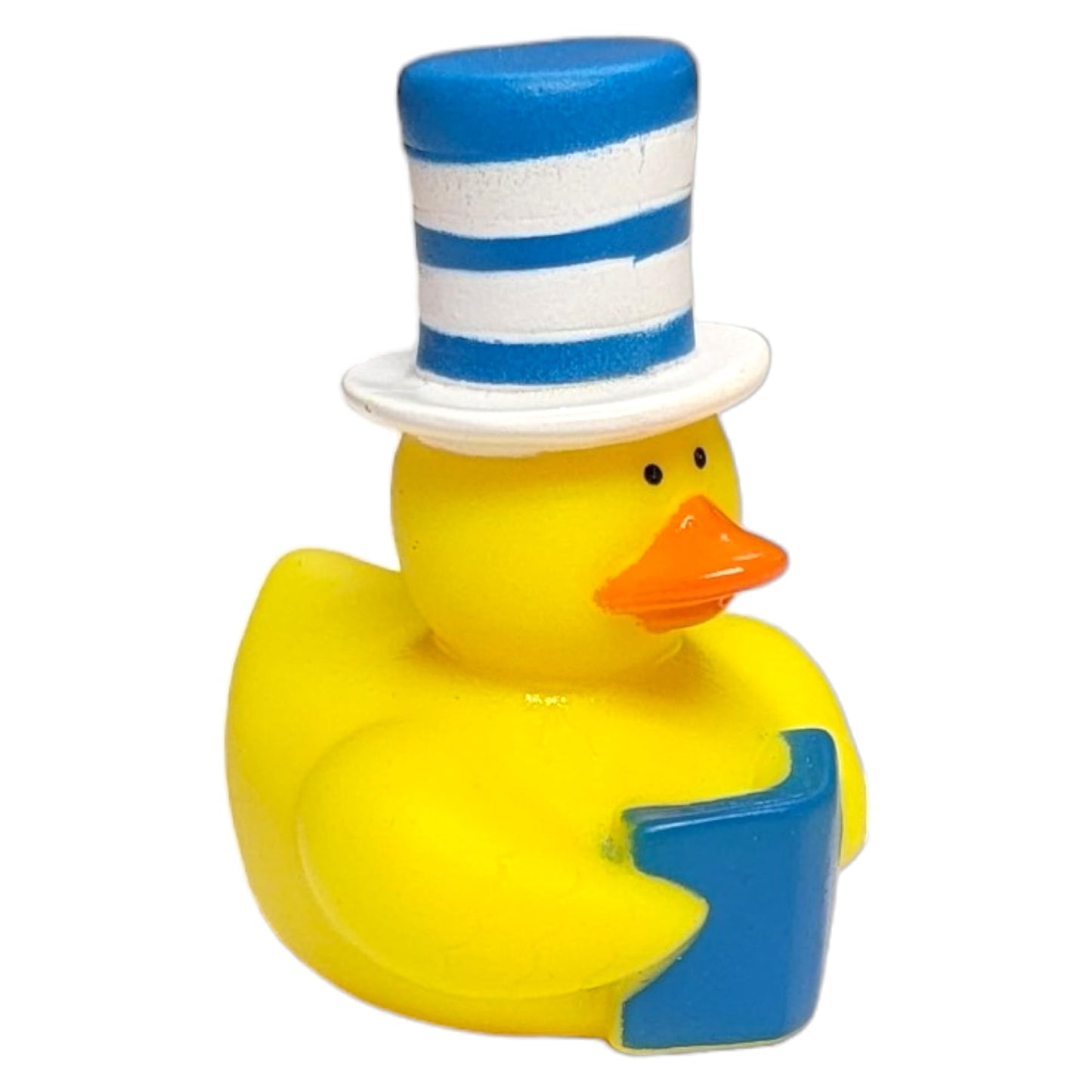 American Wit Cool Rubber Ducks (3') Larger Size. (12 Pack) Cute Duck Bath Tub Pool Toys. Stovepipe Hat Rubber Ducks
