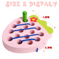 Wooden Lacing Toys For Toddlers, Baby Toys Strawberry Threading Toys Learning Fine Motor Skills,Montessori Sensory Educational Toys Wooden Block Puzzle Travel Toys For 1 2 3 Years Old Baby Boys Girls