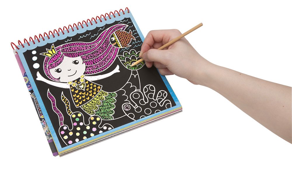 Alex So Cute Scra-ffiti Sketch Drawing Pad Kids Art Supplies