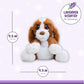 Warm Pals - Hound Dog - 1.5Lbs - Cozy Microwavable Lavender Scented Plush Toys - Heated Stuffed Animal - Heatable Coolable Bedtime Comfort Plushie