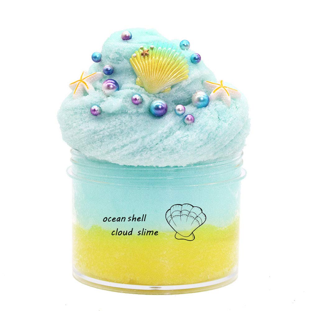 Xiutao Fluffy Cloud Slime For Kids Diy Adults Stress Relief Toy Super Soft Non-Sticky Educational Game Family Interaction Brain