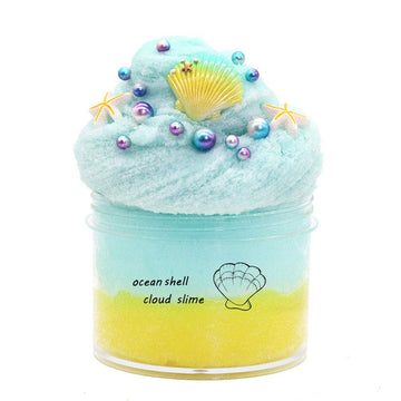 Xiutao Fluffy Cloud Slime For Kids Diy Adults Stress Relief Toy Super Soft Non-Sticky Educational Game Family Interaction Brain