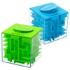ThinkMax Money Maze Puzzle Box - 2 Pack Acrylic Gift Box for Kids & Adults, Fun Money Holder Puzzle