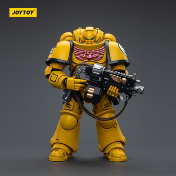 Joytoy Warhammer 40K Imperial Fists, Imperial Fists Intercessors 1/18 Action Figure Model
