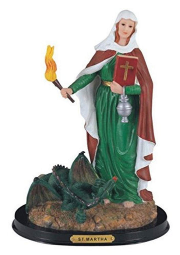Stealstreet Saint Martha Holy Figurine Religious Statue Decor, 12'