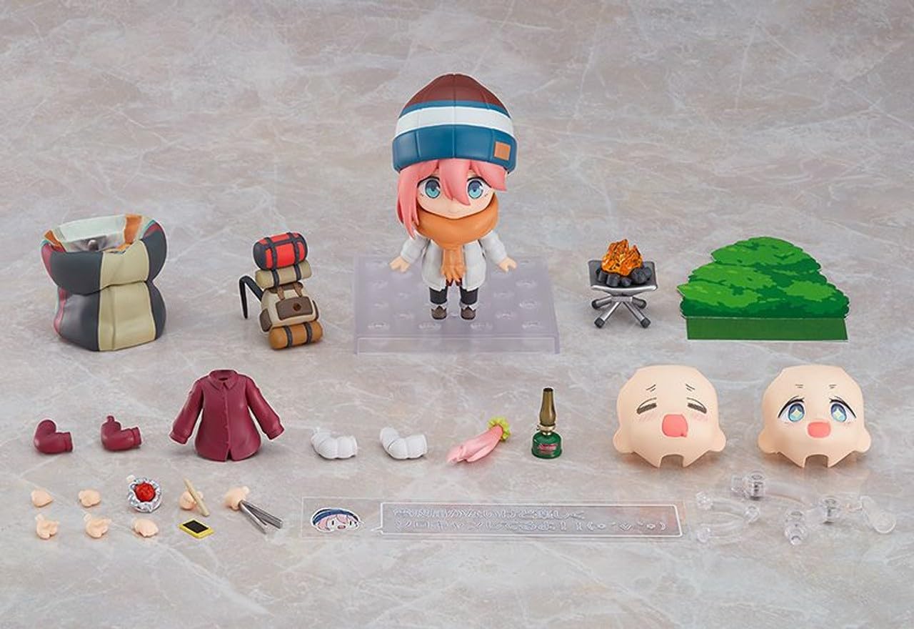 Max Factory Nendoroid Nadeshiko Kagamihara: Solo Camp Ver. Dx Edition