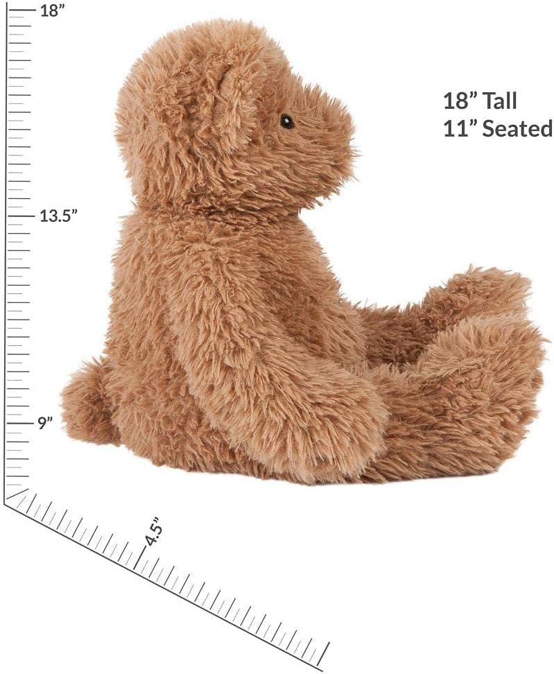 Vermont Teddy Bear Custom Stuffed Animals - 18 Inch, Almond Brown Stuffed Bear, Super Soft Teddy Bear, Personalized Teddy Bear